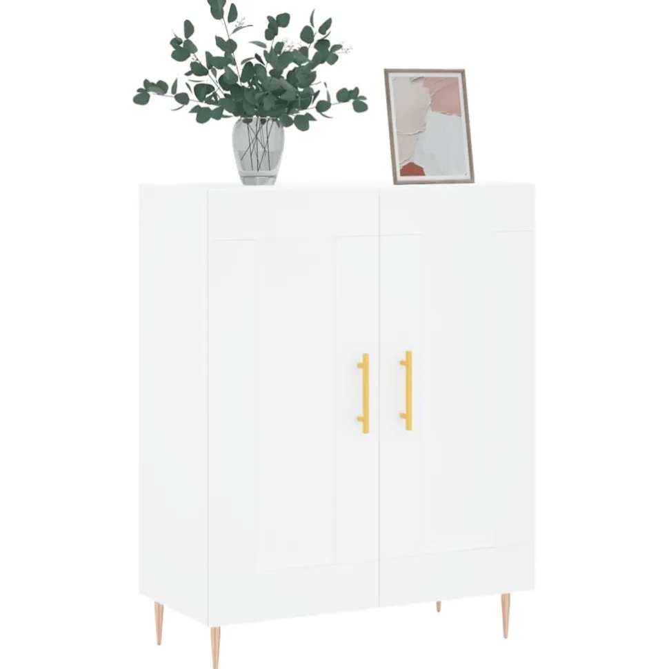 Senkki valkoinen 69,5x34x90 cm tekninen puu (30180)
