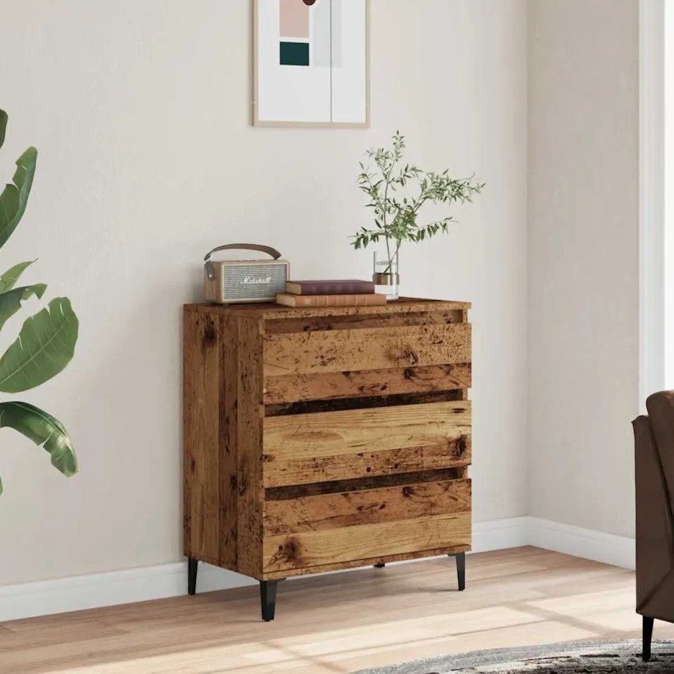 Senkki vanhaa puuta 60x35x70 cm tekninen puu (56482)