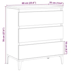 Senkki vanhaa puuta 60x35x70 cm tekninen puu (56482)