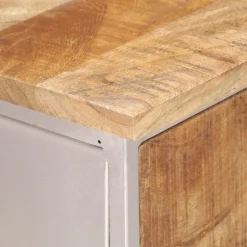 Senkki 60x35x75 cm karkea mangopuu ja rauta