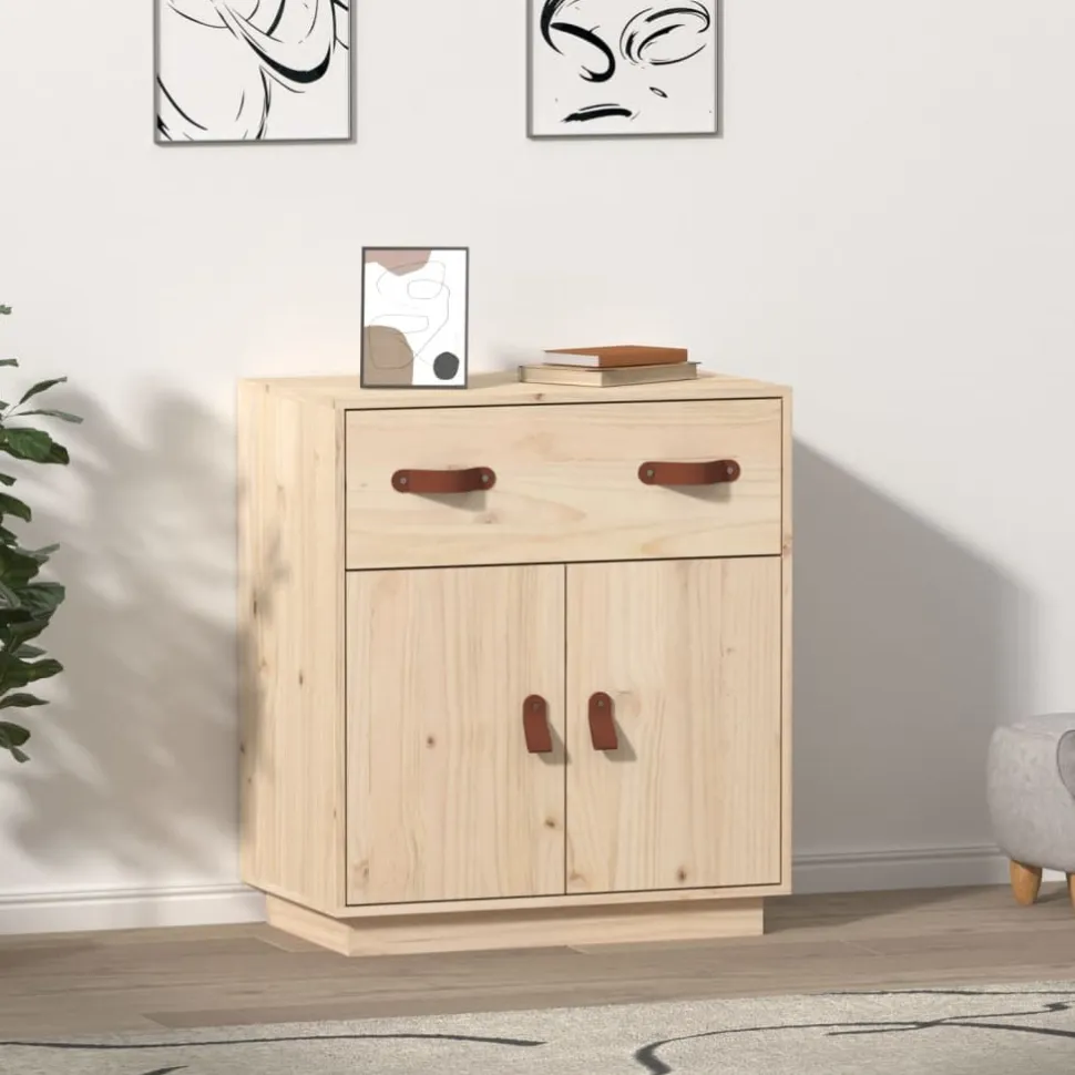 Senkki 2 65,5x40x75 cm mänty harmaa