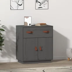 Senkki 2 65,5x40x75 cm mänty harmaa