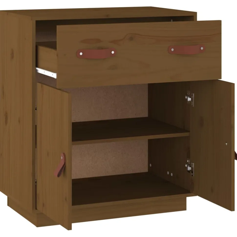 Senkki 2 65,5x40x75 cm mänty harmaa