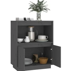 Senkki 5 60x34x75 cm mänty harmaa