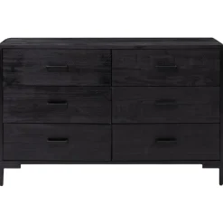 Senkki 110x35x70 cm mänty musta