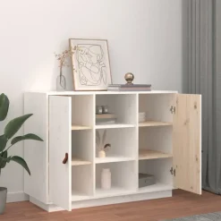 Senkki 1 100x40x75 cm mänty valkoinen