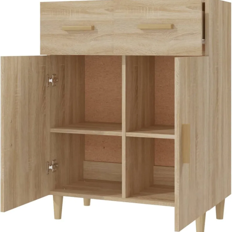 Senkki 69,5x34x89 cm tekninen puu betoninharmaa