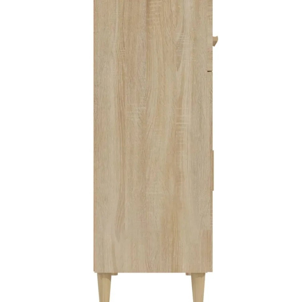 Senkki 69,5x34x89 cm tekninen puu betoninharmaa