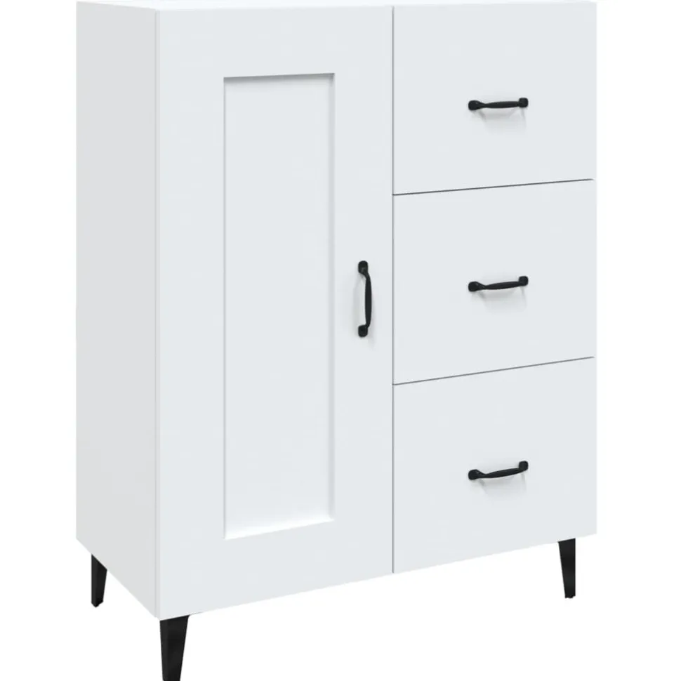 Senkki 5 69,5x34x90 cm tekninen puu musta