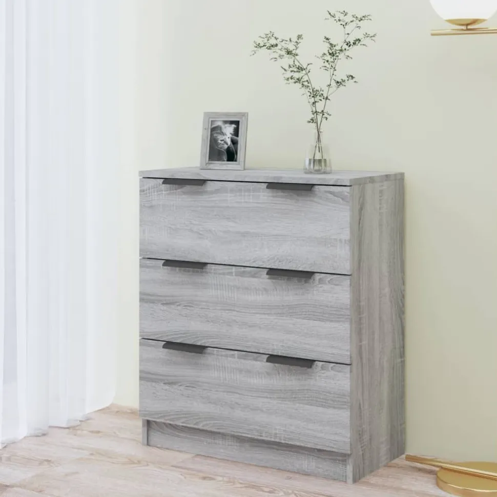 Senkki 2 60x30x70 cm tekninen puu tammi
