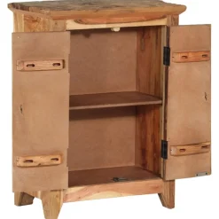 Senkki 55x33x75 cm täysi akasia ja kierrätetty puu (51601)