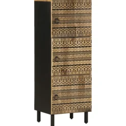 Senkki 40x33,5x110 cm täysi karkea mangopuu (18657)