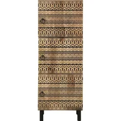 Senkki 40x33,5x110 cm täysi karkea mangopuu (18657)