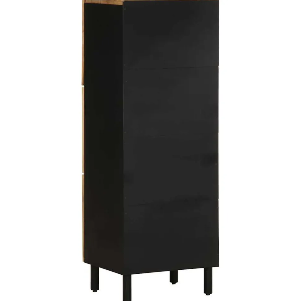 Senkki 40x33,5x110 cm täysi karkea mangopuu (18657)