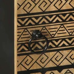 Senkki 40x33,5x110 cm täysi karkea mangopuu (18657)