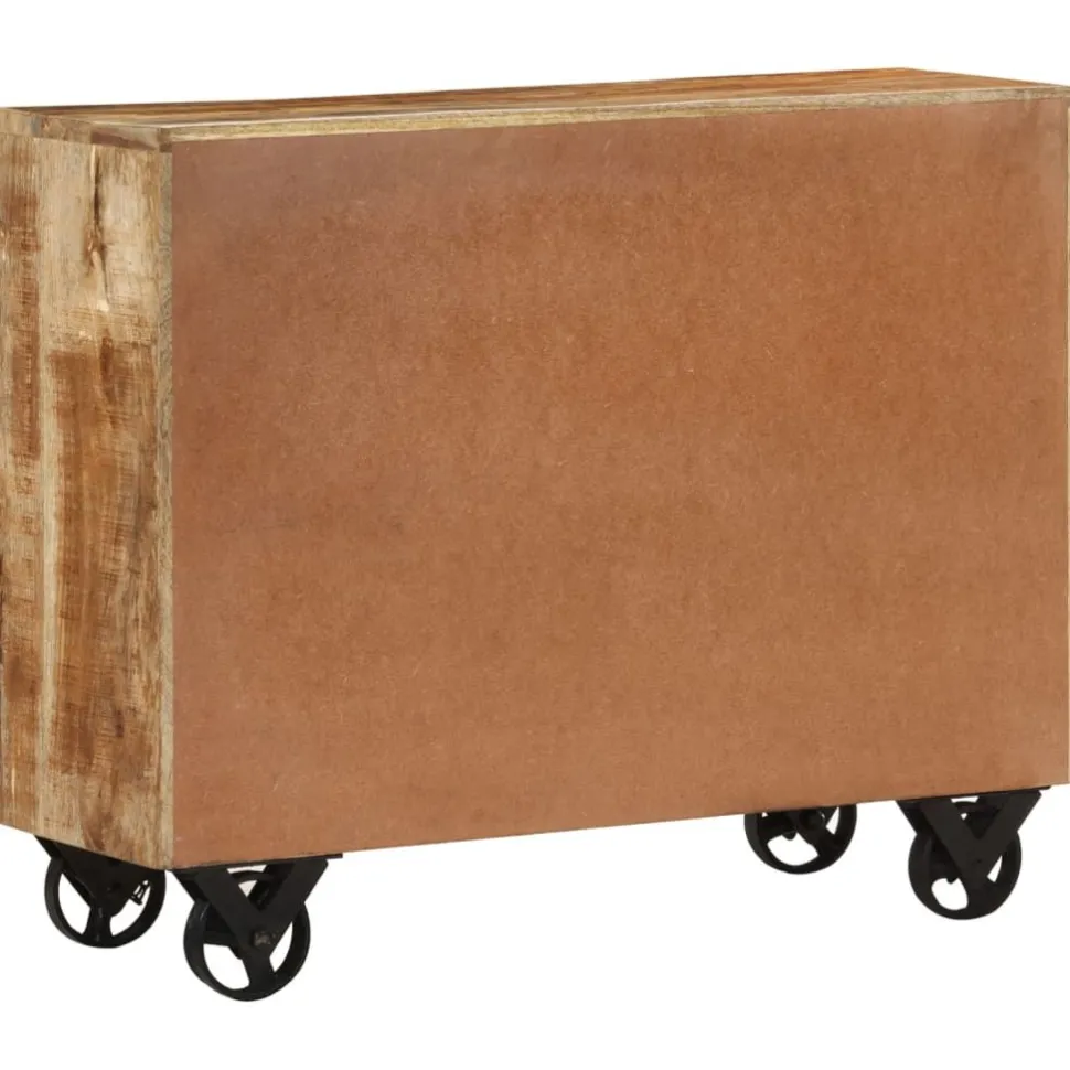 Senkki 80x30x65 cm täysi karkea mangopuu (51689)