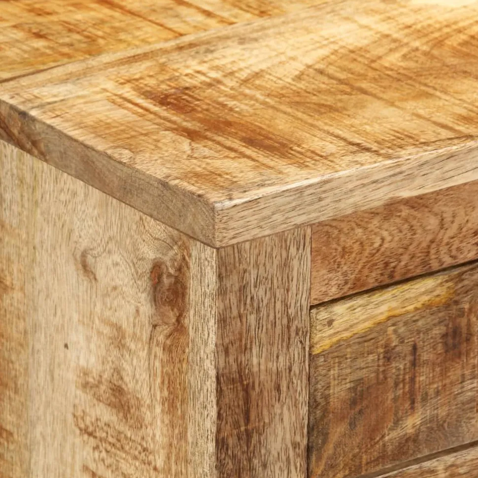 Senkki 80x30x65 cm täysi karkea mangopuu (51689)