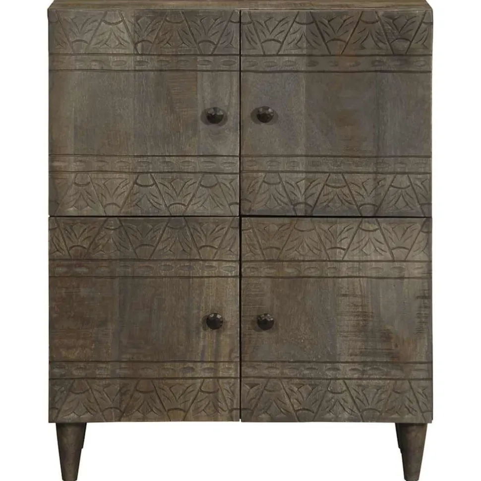 Senkki 60x33x75 cm täysi mangopuu (17818)