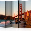 Sermi Artgeist Golden Gate Bridge - sunset San Francisco II 225x172cm