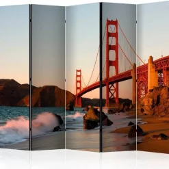Sermi Artgeist Golden Gate Bridge - sunset San Francisco II 225x172cm