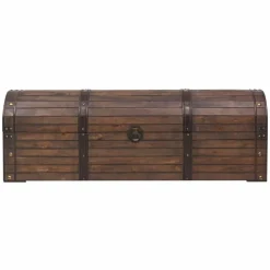 Säilytysarkku massiivipuu vintagetyyli 120x30x40 cm