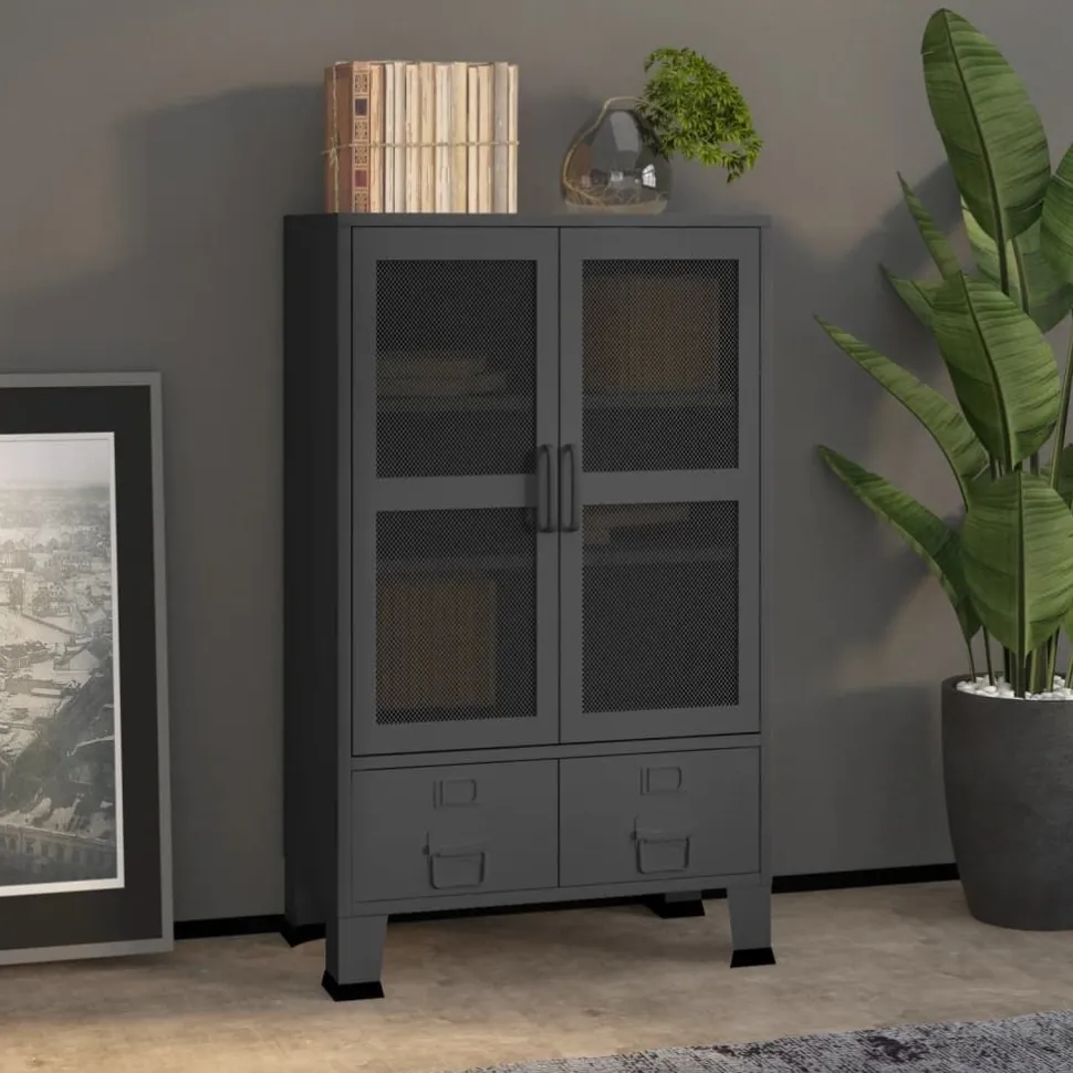 Säilytysarkku 70x40x115cm, metalli, eri värejä
