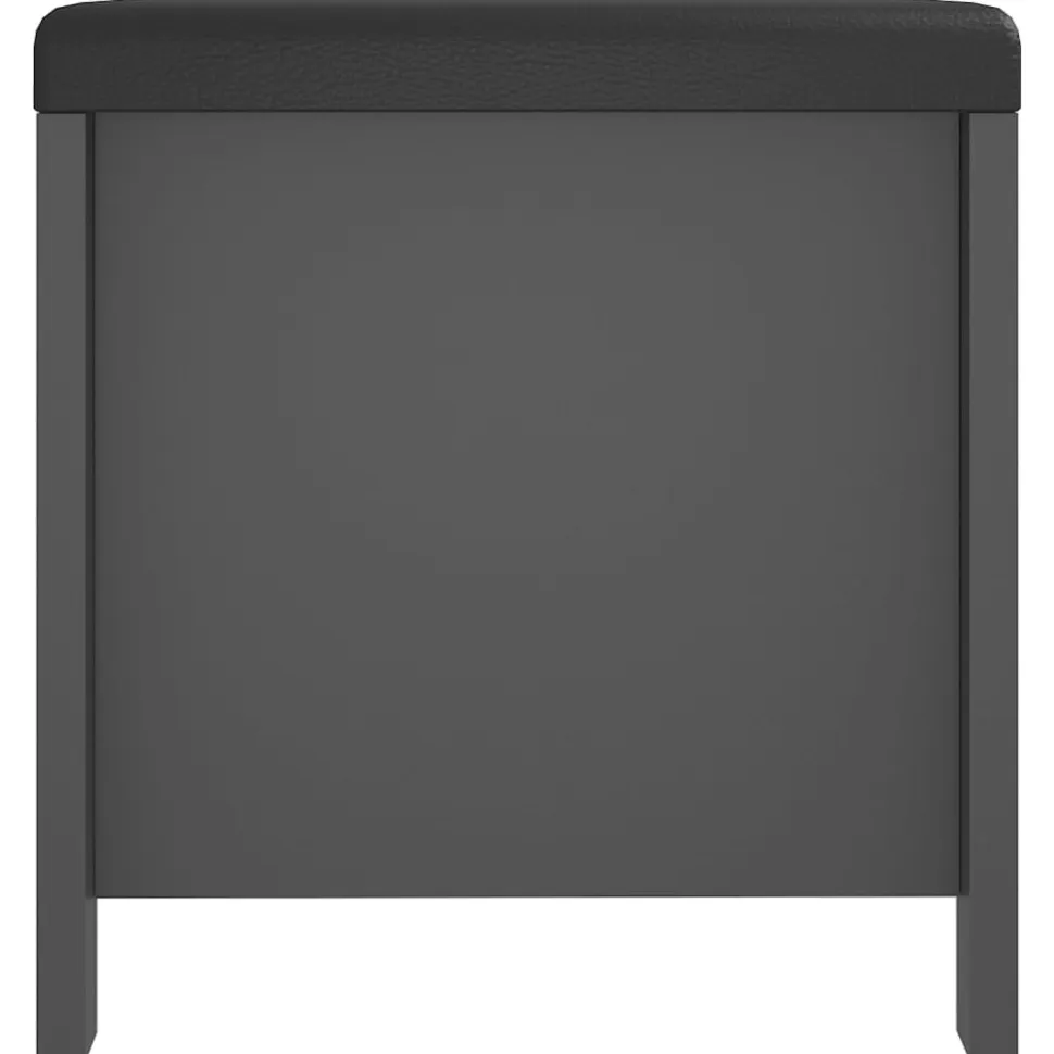 Säilytyslaatikko betoninharmaa 105x40x45 cm tekninen puu (26772)