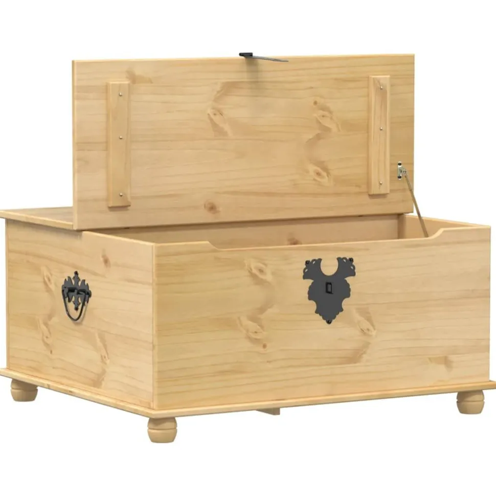 Säilytyslaatikko Corona 90x78x45 cm täysi mänty (02770)