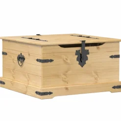 Säilytyslaatikko Corona 78x78x45 cm täysi mänty (02771)
