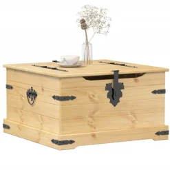 Säilytyslaatikko Corona 78x78x45 cm täysi mänty (02771)