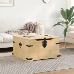 Säilytyslaatikko Corona 78x78x45 cm täysi mänty (02771)