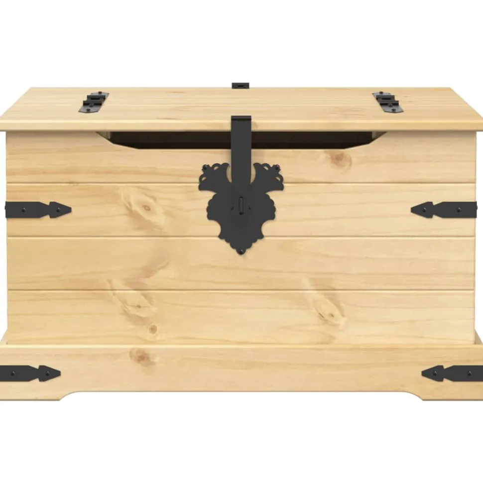 Säilytyslaatikko Corona 78x78x45 cm täysi mänty (02771)