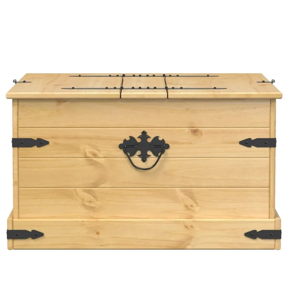 Säilytyslaatikko Corona 78x78x45 cm täysi mänty (02771)