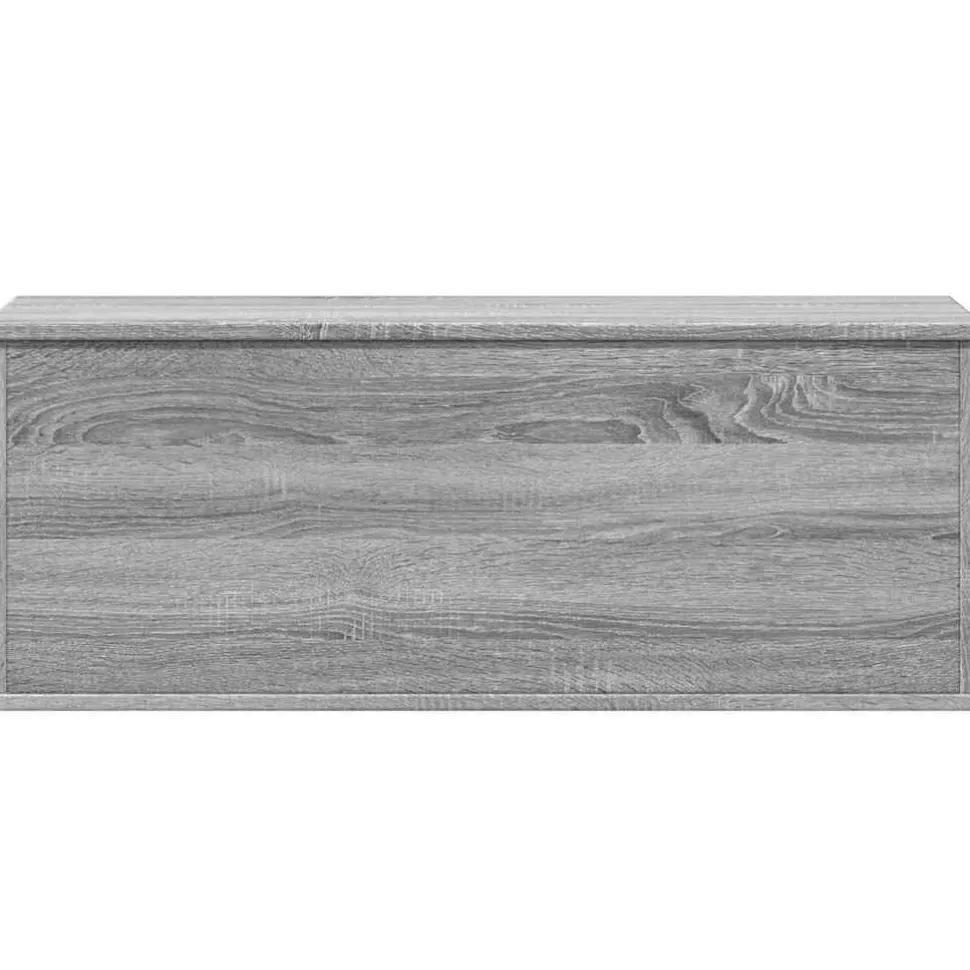 Säilytyslaatikko harmaa Sonoma 90x35x35 cm tekninen puu (40686)