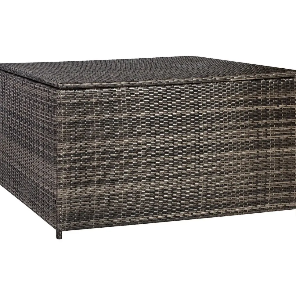 Säilytyslaatikko Home4you Wicker, 140x80x65cm, tummanruskea