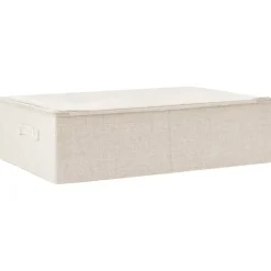 Säilytyslaatikko kangas 70x40x18 cm kerma
