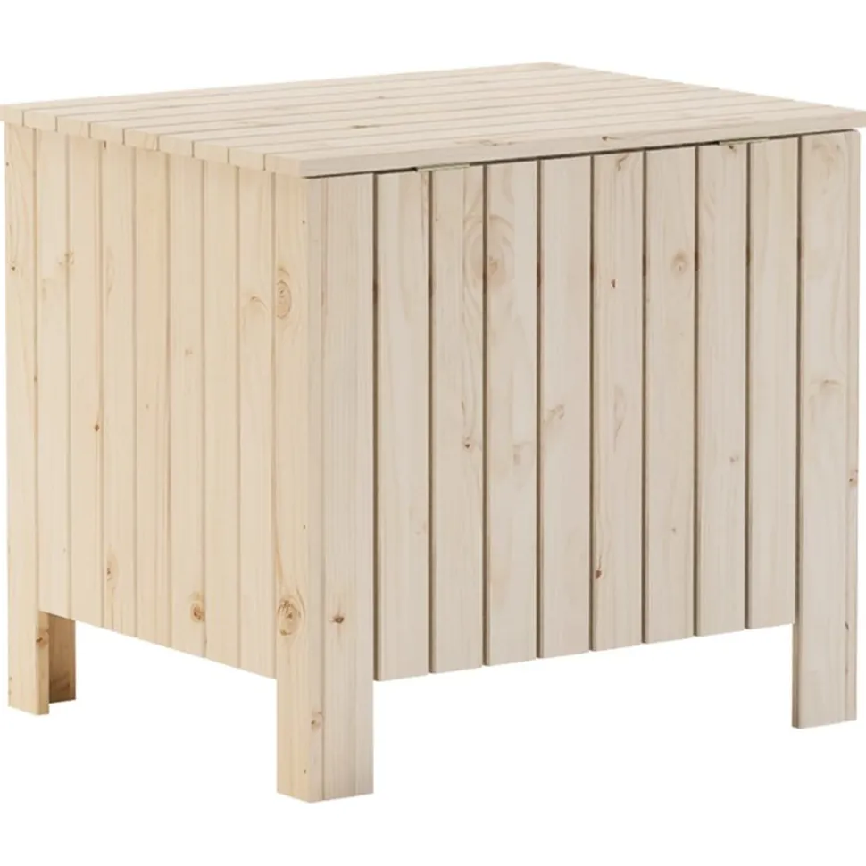 Säilytyslaatikko kannella RANA 60x49x54 cm täysi mänty (02327)