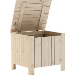Säilytyslaatikko kannella RANA 60x49x54 cm täysi mänty (02327)