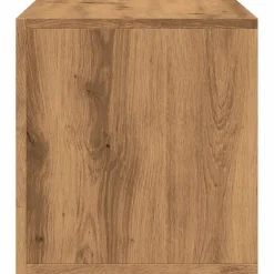 Säilytyslaatikko LP-levyille musta tammi 71x34x36 cm tekninen puu (62401)