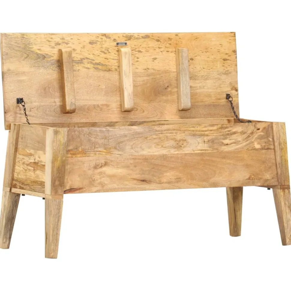 Säilytyslaatikko 99x35x48 cm mangopuu