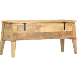 Säilytyslaatikko 99x35x48 cm mangopuu