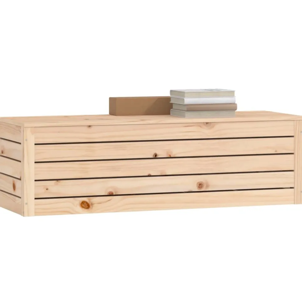 Säilytyslaatikko 59,5x36,5x33 cm täysi mänty (23614)