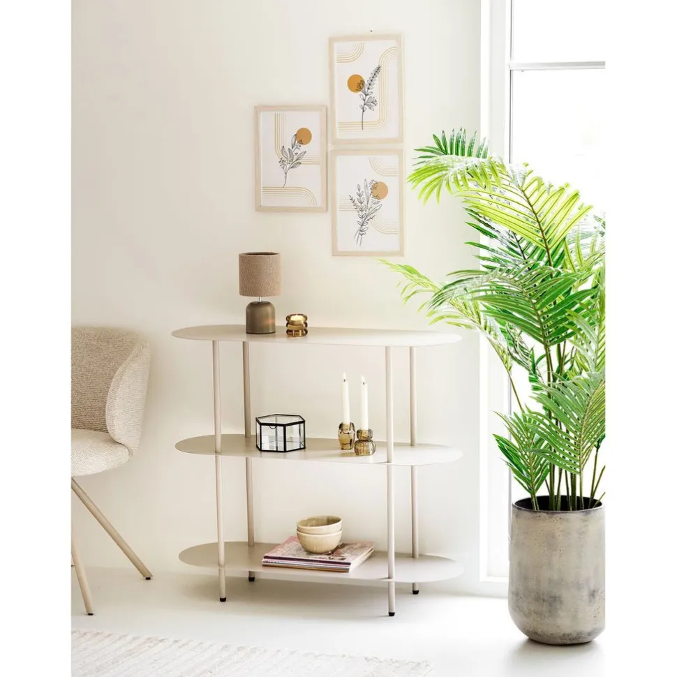 Säilytysrasia House Nordic Torpe, 2kpl, lasi/musta metalli