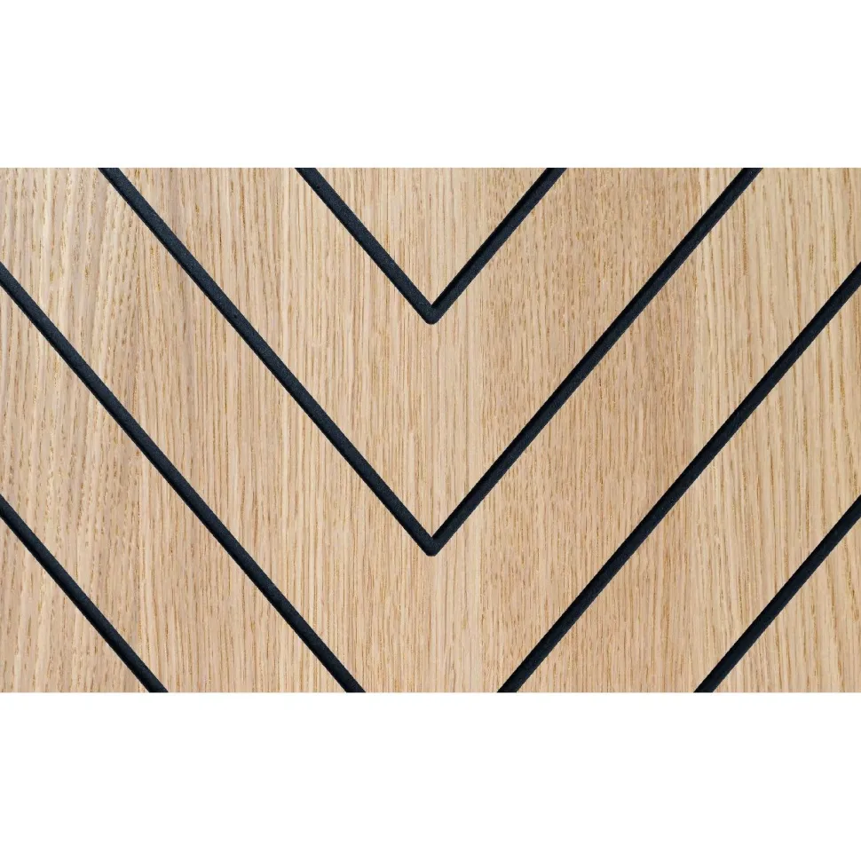 Sisustuslevy Maler Louvre Chevron, 12x616x616mm, mdf, ympäripontattu, eri värejä