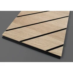 Sisustuslevy Maler Louvre Chevron, 12x616x616mm, mdf, ympäripontattu, eri värejä