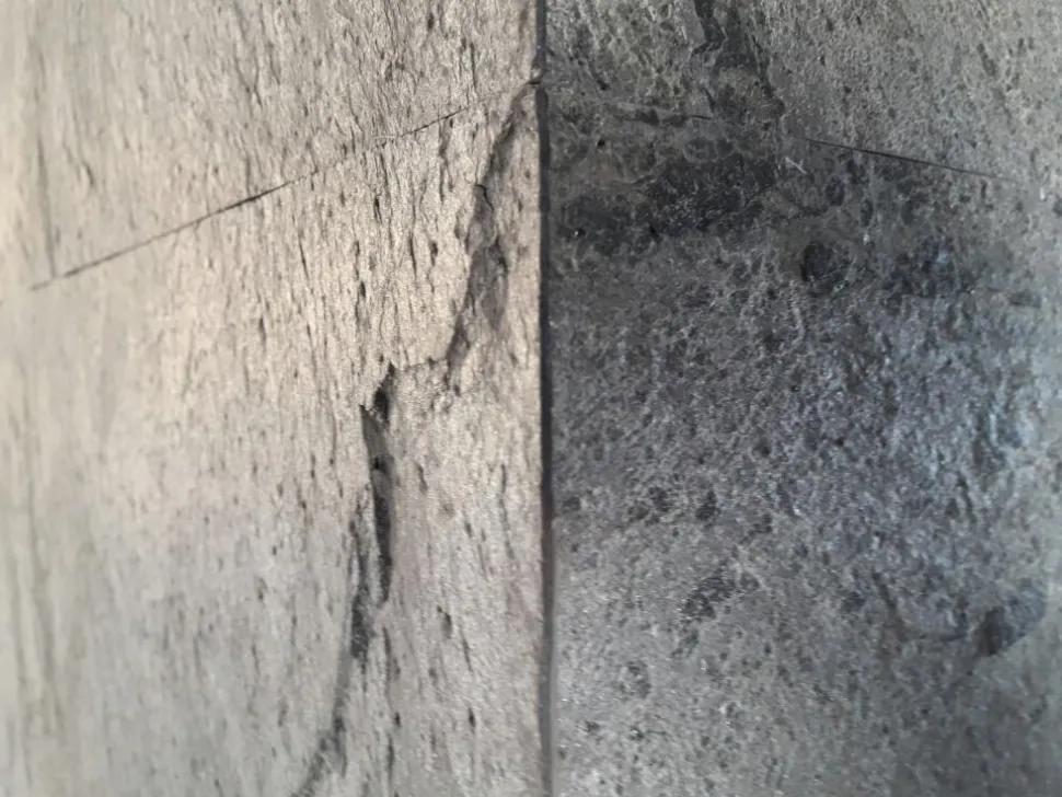 Sisustuslevy Slate Lite 610x1220 mm Musta sileä