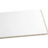 Sisustuslevy Maler ART 8x616x2800mm MDF metalli valkokulta