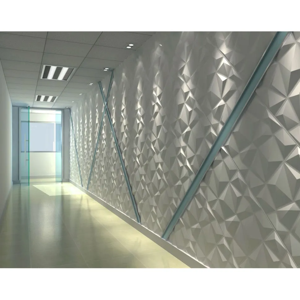 Sisustuslevy Mannerlaatta 3D Diamond 500x500 mm