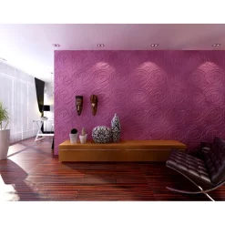 Sisustuslevy Mannerlaatta 3D Peony 500x500 mm