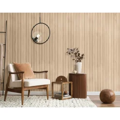 Sisustuspaneeli Aarni Laine STK, 12x90x3280, sormijatkettu erikoismänty, ympäripontattu, puuvalmis